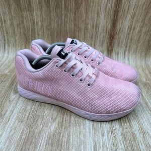 NOBULL Superfabric Women's‎ Size 8.5 Pink Camo Athletic Trainer Shoes Sneakers